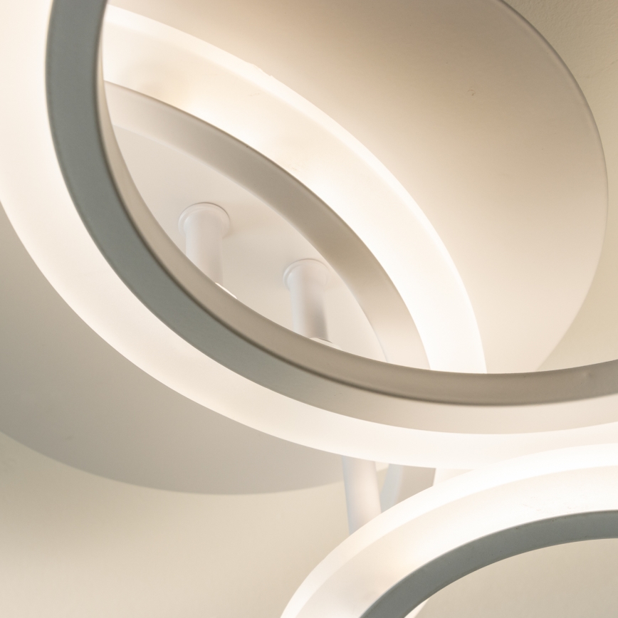 Brilagi - LED Stmievateľný prisadený luster ORBITS LED/40W/230V 3000-6500K biela + diaľkové ovládanie