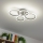 Brilagi - LED Stmievateľný prisadený luster ORBITS LED/50W/230V 3000-6500K antracit + diaľkové ovládanie