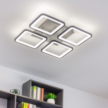 Brilagi - LED Stmievateľný prisadený luster SQUARED LED/85W/230V 3000-6500K + diaľkové ovládanie