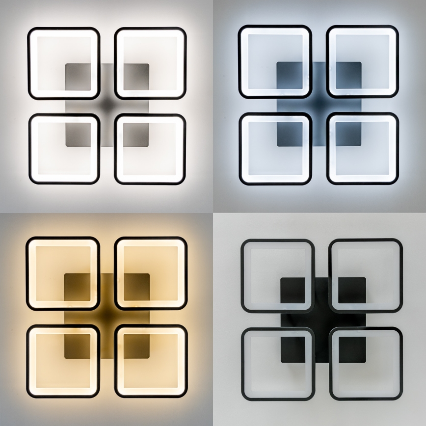 Brilagi - LED Stmievateľný prisadený luster SQUARED LED/85W/230V 3000-6500K + diaľkové ovládanie
