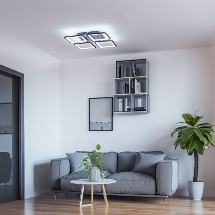 Brilagi - LED Stmievateľný prisadený luster SQUARED LED/85W/230V 3000-6500K + diaľkové ovládanie