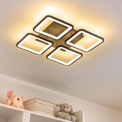 Brilagi - LED Stmievateľný prisadený luster SQUARED LED/85W/230V 3000-6500K + diaľkové ovládanie