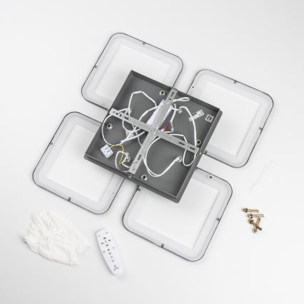 Brilagi - LED Stmievateľný prisadený luster SQUARED LED/85W/230V 3000-6500K + diaľkové ovládanie