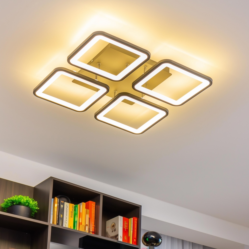 Brilagi - LED Stmievateľný prisadený luster SQUARED LED/85W/230V 3000-6500K + diaľkové ovládanie