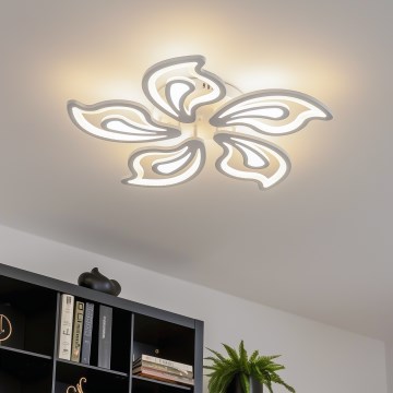 Brilagi - LED Stmievateľný prisadený luster TWIST LED/125W/230V 3000-6500K + diaľkové ovládanie