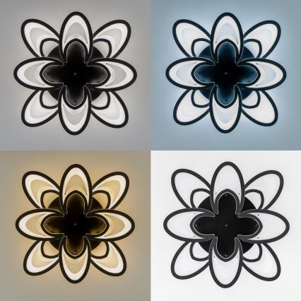 Brilagi - LED Stmievateľný prisadený luster TWIST LED/125W/230V 3000-6500K + diaľkové ovládanie