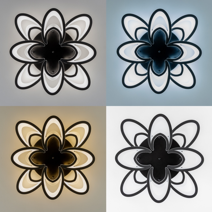 Brilagi - LED Stmievateľný prisadený luster TWIST LED/125W/230V 3000-6500K + diaľkové ovládanie