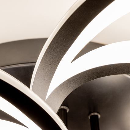 Brilagi - LED Stmievateľný prisadený luster TWIST LED/125W/230V 3000-6500K + diaľkové ovládanie
