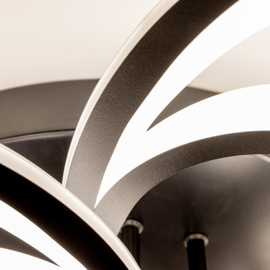 Brilagi - LED Stmievateľný prisadený luster TWIST LED/125W/230V 3000-6500K + diaľkové ovládanie