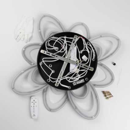 Brilagi - LED Stmievateľný prisadený luster TWIST LED/125W/230V 3000-6500K + diaľkové ovládanie