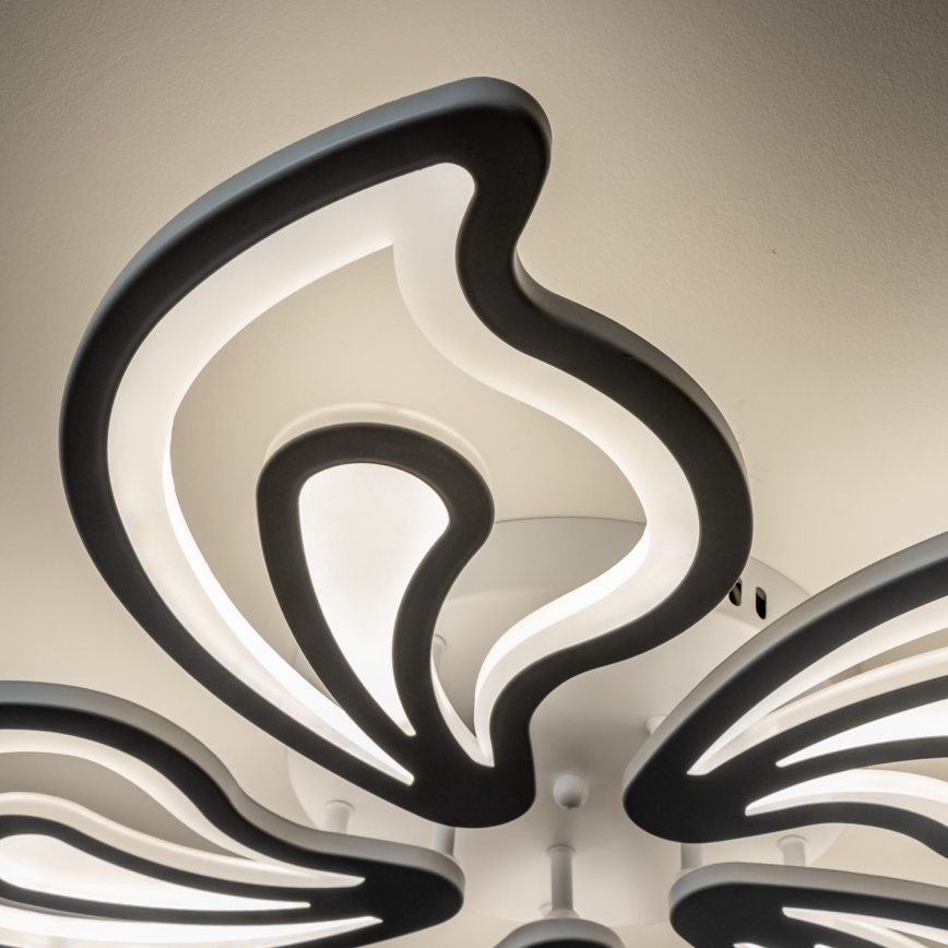 Brilagi - LED Stmievateľný prisadený luster TWIST LED/125W/230V 3000-6500K + diaľkové ovládanie