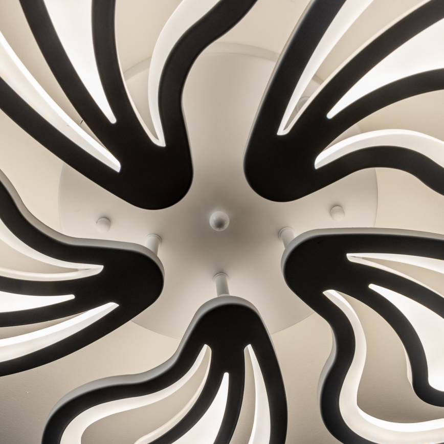 Brilagi - LED Stmievateľný prisadený luster TWIST LED/125W/230V 3000-6500K + diaľkové ovládanie