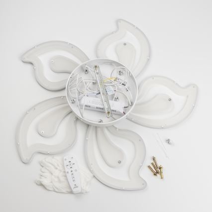 Brilagi - LED Stmievateľný prisadený luster TWIST LED/125W/230V 3000-6500K + diaľkové ovládanie