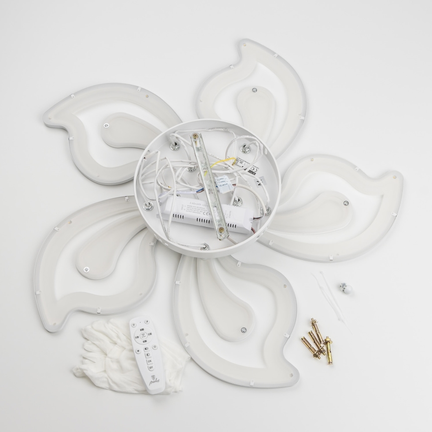 Brilagi - LED Stmievateľný prisadený luster TWIST LED/125W/230V 3000-6500K + diaľkové ovládanie