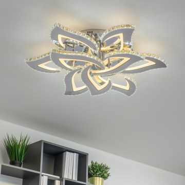 Brilagi - LED Stmievateľný prisadený luster TWIST LED/180W/230V 3000-6500K + diaľkové ovládanie