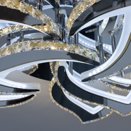 Brilagi - LED Stmievateľný prisadený luster TWIST LED/180W/230V 3000-6500K + diaľkové ovládanie