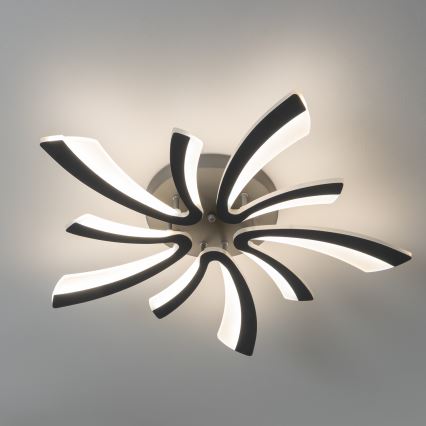 Brilagi - LED Stmievateľný prisadený luster TWIST LED/55W/230V 3000-6500K antracit + diaľkové ovládanie
