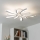 Brilagi - LED Stmievateľný prisadený luster TWIST LED/55W/230V 3000-6500K biela + diaľkové ovládanie