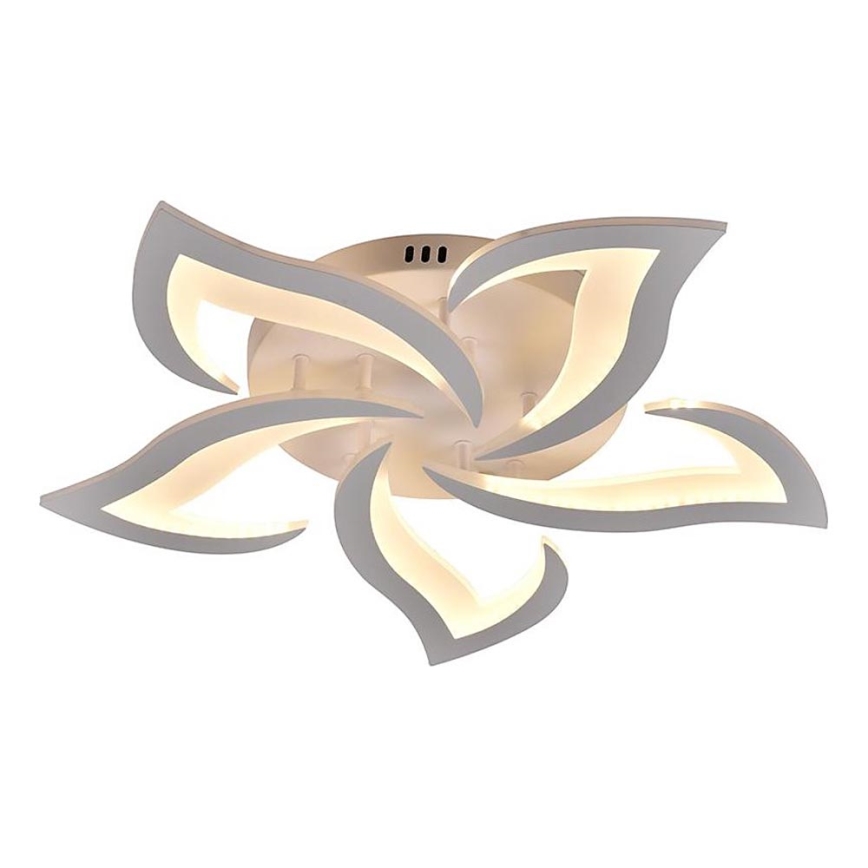 Brilagi - LED Stmievateľný prisadený luster TWIST LED/55W/230V 3000-6500K biela + diaľkové ovládanie