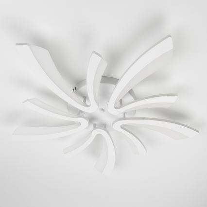 Brilagi - LED Stmievateľný prisadený luster TWIST LED/55W/230V 3000-6500K biela + diaľkové ovládanie