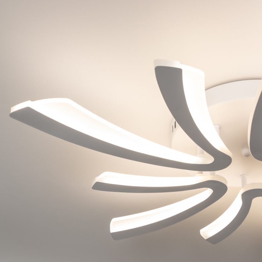 Brilagi - LED Stmievateľný prisadený luster TWIST LED/55W/230V 3000-6500K biela + diaľkové ovládanie