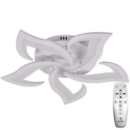 Brilagi - LED Stmievateľný prisadený luster TWIST LED/55W/230V 3000-6500K biela + diaľkové ovládanie