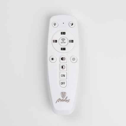 Brilagi - LED Stmievateľný prisadený luster TWIST LED/65W/230V 3000-6500K biela + diaľkové ovládanie