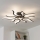 Brilagi - LED Stmievateľný prisadený luster TWIST LED/65W/230V 3000-6500K čierna + diaľkové ovládanie