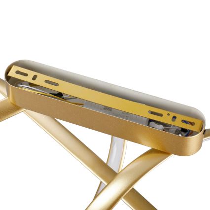 Brilagi - LED stmievateľné prisadené stropné svietidlo TWISTER LED/60W/230V 3000-6000K zlaté + diaľkové ovládanie