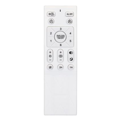 Brilagi - LED stropný ventilátor s reguláciou jasu LED/30W/230V 3000-6500K čierny + diaľkové ovládanie