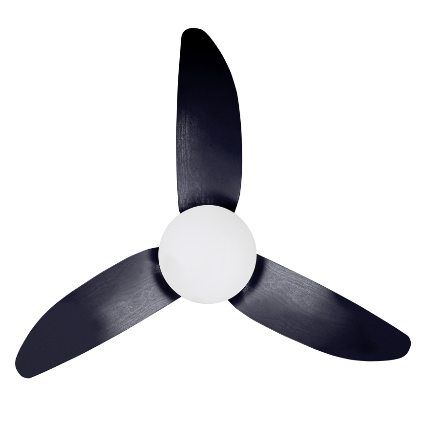 Brilagi - LED Stmievateľný stropný ventilátor LED/30W/230V 3000-6500K čierna + diaľkové ovládanie