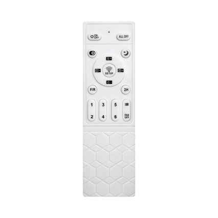 Brilagi - LED stlmiteľný stropný ventilátor LED/32W/230V 3000-6500K priemer 95 cm biela + diaľkové ovládanie