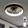 Brilagi - LED Stmievateľný stropný ventilátor LED/34W/230V 3000-6500K pr. 50 cm čierna + diaľkové ovládanie