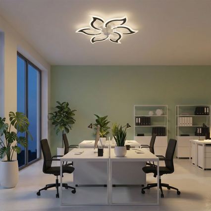 Brilagi - LED stmievateľný stropný ventilátor LED/34W/230V pr. 83 cm čierna + diaľkové ovládanie