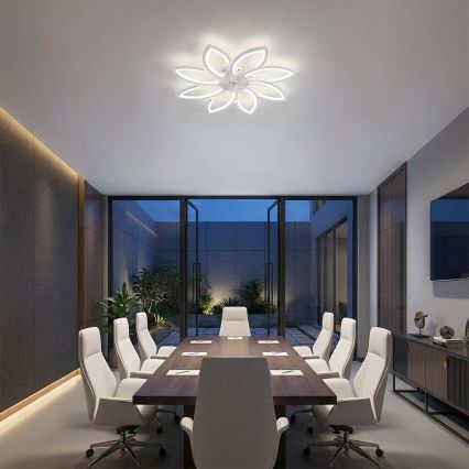 Brilagi - LED stmievateľný stropný ventilátor LED/43W/230V 3000-6500K priemer 90 cm biela + diaľkové ovládanie