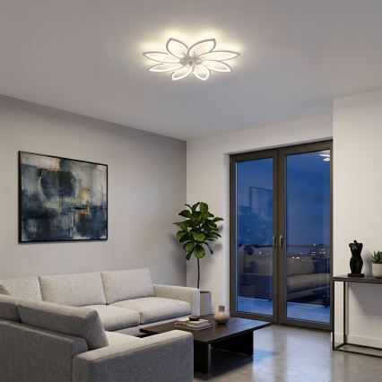Brilagi - LED stmievateľný stropný ventilátor LED/43W/230V 3000-6500K priemer 90 cm biela + diaľkové ovládanie