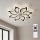 Brilagi - LED stmievateľný stropný ventilátor LED/44W/230V 3000-6500K pr. 90 cm čierna + diaľkové ovládanie