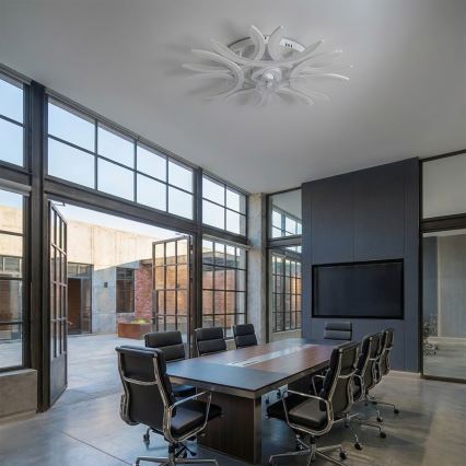 Brilagi - LED Stmievateľný stropný ventilátor LED/70W/230V pr. 76 cm biela + diaľkové ovládanie