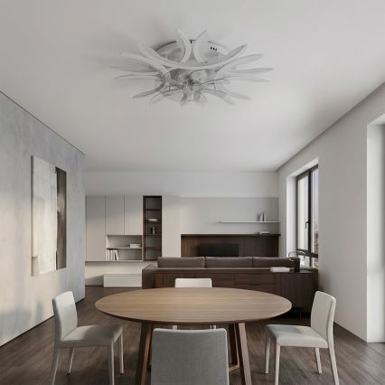 Brilagi - LED stmievateľný stropný ventilátor LED/70W/230V 3000-6500K priemer 76 cm biela + diaľkové ovládanie