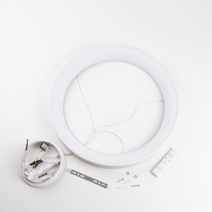 Brilagi - LED stmievateľný luster na lanku FALCON II LED/99W/230V 3000–6500K priemer 60 cm biela + diaľkové ovládanie