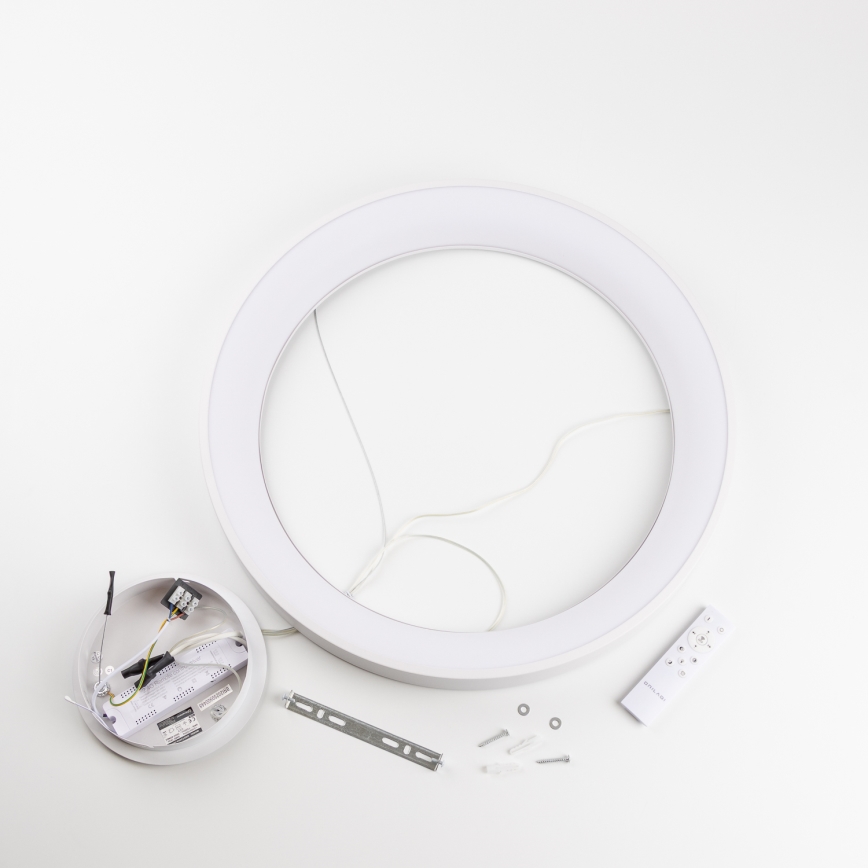 Brilagi - LED stmievateľný luster na lanku FALCON II LED/99W/230V 3000–6500K priemer 60 cm biela + diaľkové ovládanie