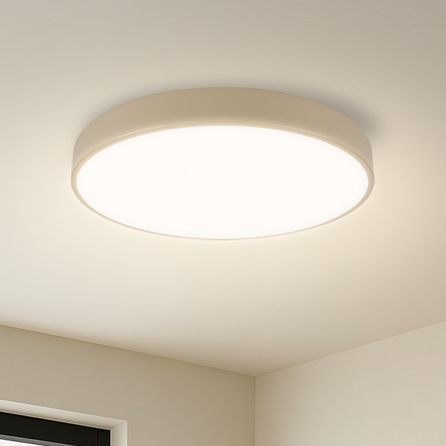 Brilagi - LED Stmívatelné stropné svietidlo POOL SMART LED/48W/230V Ø 40 cm Wi-Fi Tuya béžová + diaľkové ovládanie