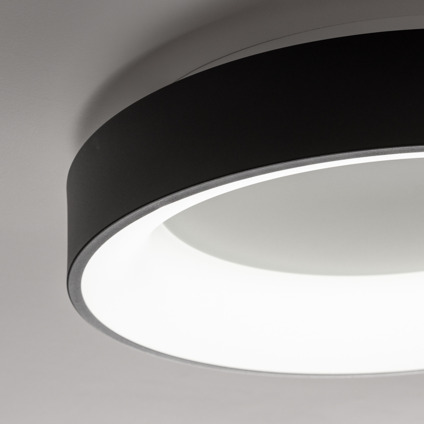 Brilagi - LED Stmievateľné stropné svietidlo FALCON LED/80W/230V 3000-6500K pr. 60 cm čierna + diaľkové ovládanie