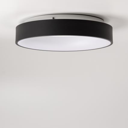 Brilagi - LED Stmievateľné stropné svietidlo FALCON LED/80W/230V 3000-6500K pr. 60 cm čierna + diaľkové ovládanie