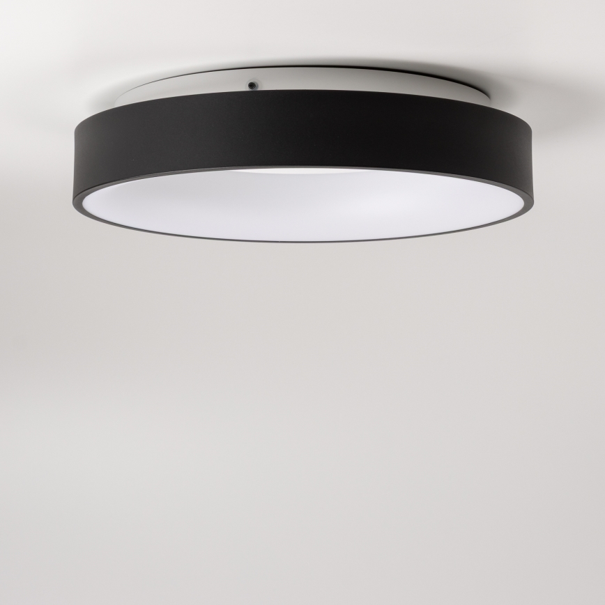 Brilagi - LED Stmievateľné stropné svietidlo FALCON LED/80W/230V 3000-6500K pr. 60 cm čierna + diaľkové ovládanie