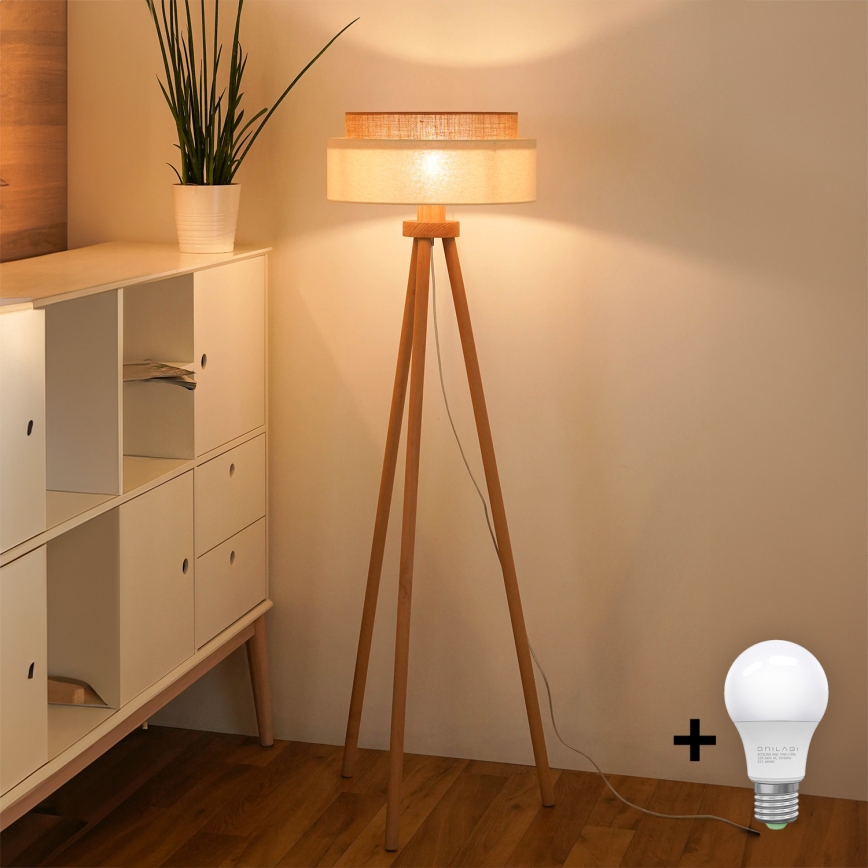 Brilagi - LED Stojacia lampa BOHO STYLE 1xE27/15W/230V