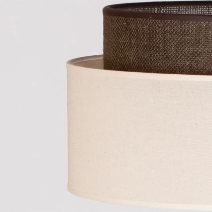 Brilagi - LED stojacia lampa BOHO STYLE 1xE27/15W/230V krémová/hnedá