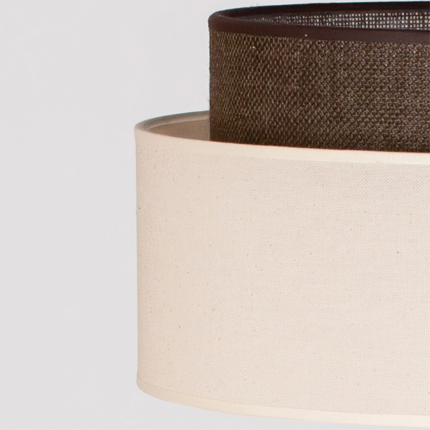 Brilagi - LED stojacia lampa BOHO STYLE 1xE27/15W/230V krémová/hnedá