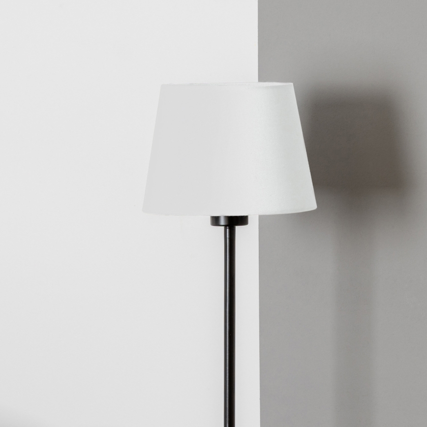 Brilagi - LED stojacia lampa CERIA 1xE27/40W/230V pr. 20,5 cm biela/čierna