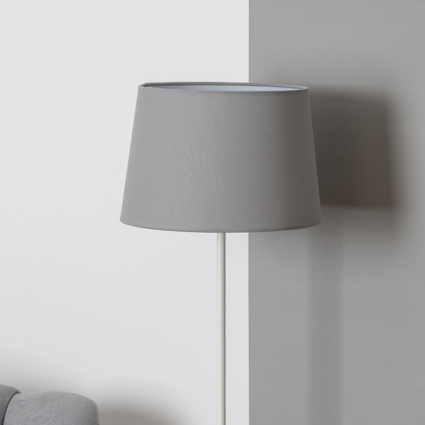 Brilagi - LED stojacia lampa CERIA 1xE27/40W/230V pr. 30 cm sivá/biela